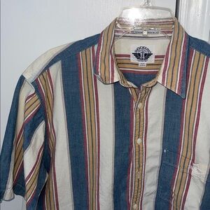 Vintage Dockers by Levi’s 100% Cotton Striped Button Down